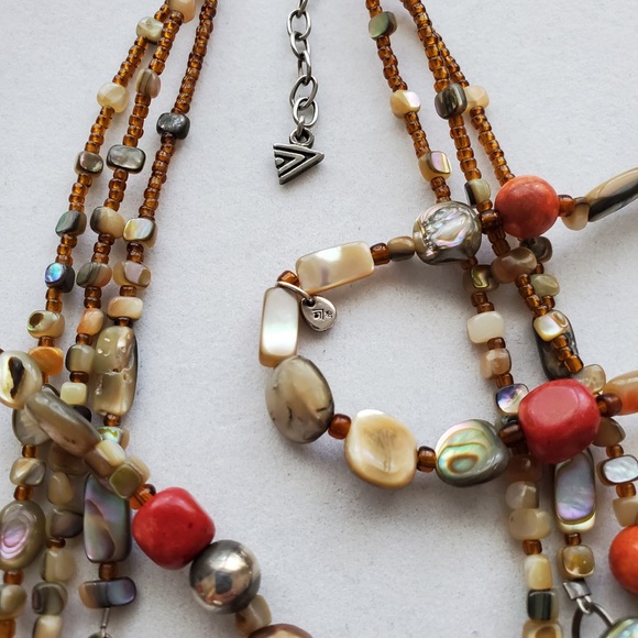 Silpada Sterling and Gemstone Necklace and Three-Bracelet Set - Picture 4 of 16